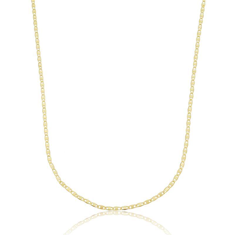 Colar Corrente Longa Mini Elo Gucci Banhado a Ouro 18K