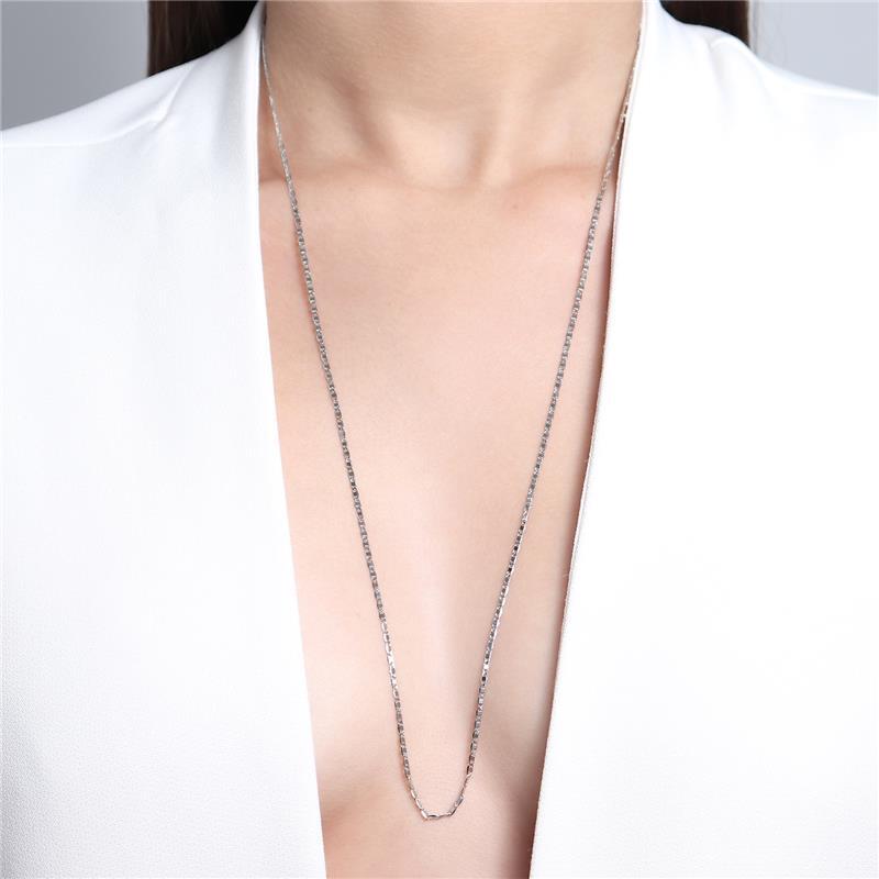 Colar Corrente Longa Mini Elo Gucci Banhado a Ouro 18K