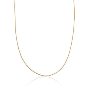 Corrente Veneziana Avulsa 70cm +10+10 Banhado A Ouro 18K Ou Ródio Branco